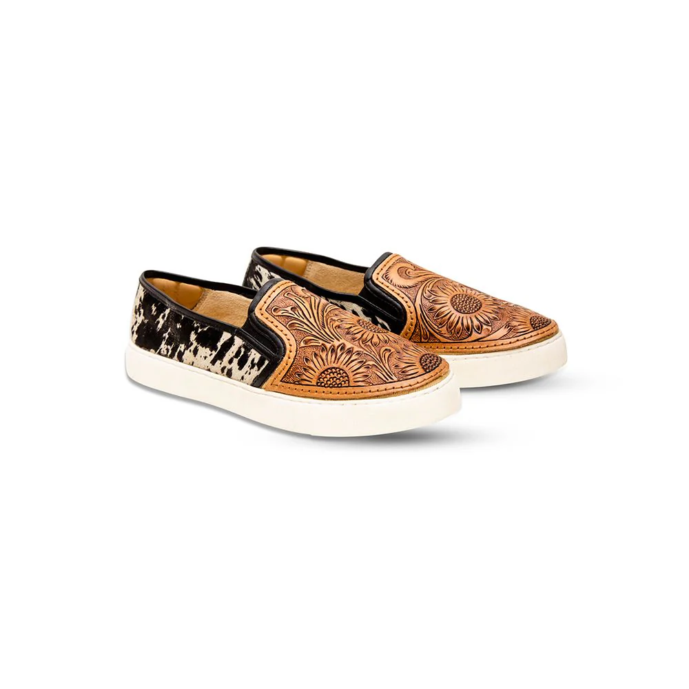 Myra Shober Western Hand Tooled Sneakers - Image 7