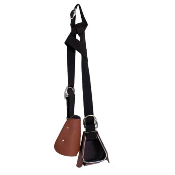 Mustang Kiddy Up Stirrups with Tapaderos
