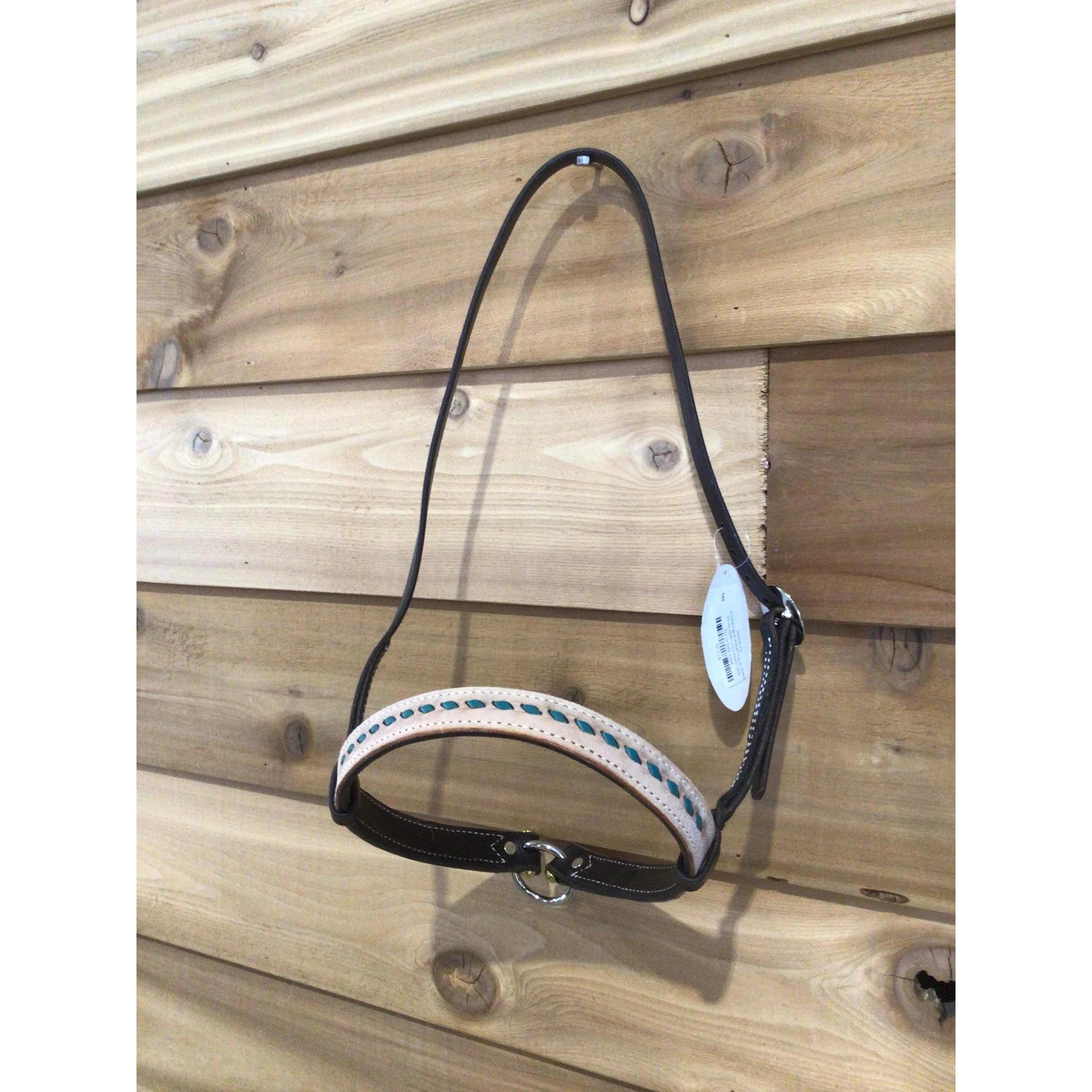 San Saba Chocolate Noseband W/Roughout & Buckstitch - Image 2