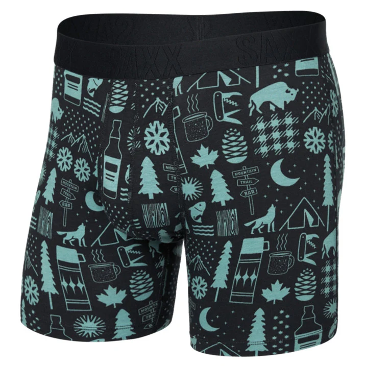 Saxx Men's Droptemp Cooling Cotton Boxer Brief Underwear