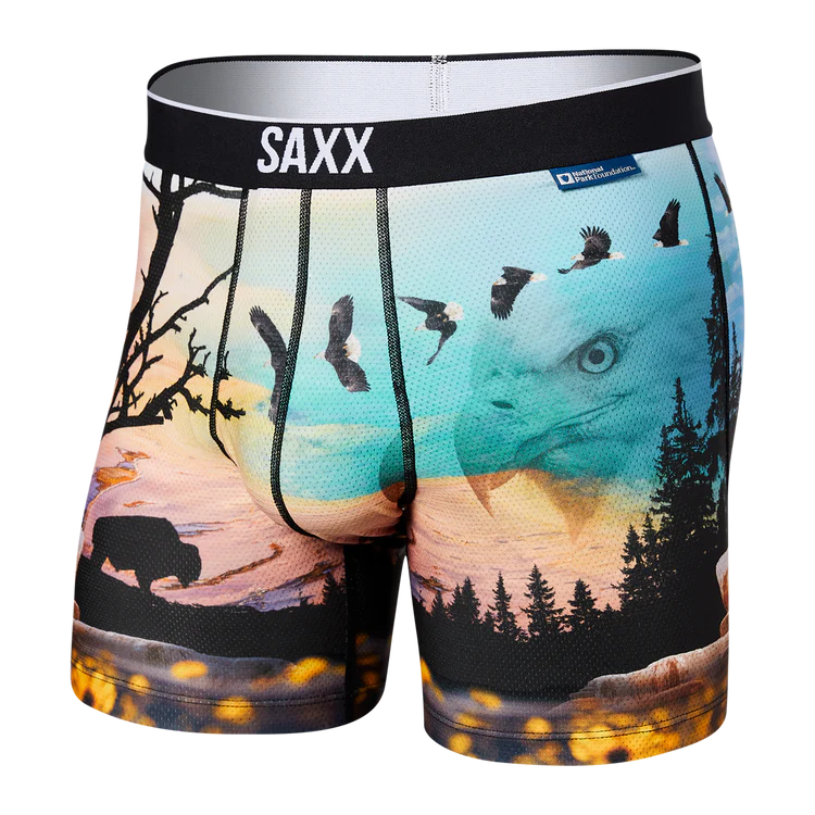 Saxx Men's Volt Breathable Mesh Boxer Briefs - Assorted Colours - Image 5