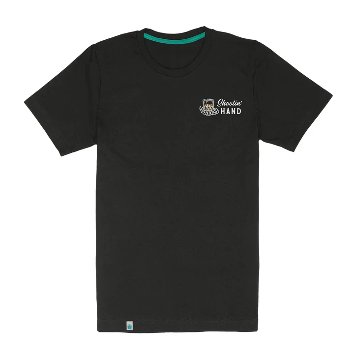 Sendero Men's Shootin' Hand Short Sleeve Tee Shirt- Black - Image 3