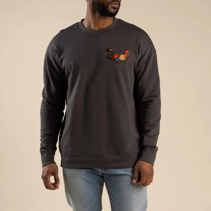 Sendero Men's Yardbird Long Sleeve Sweatshirt - Vintage Black - Image 2