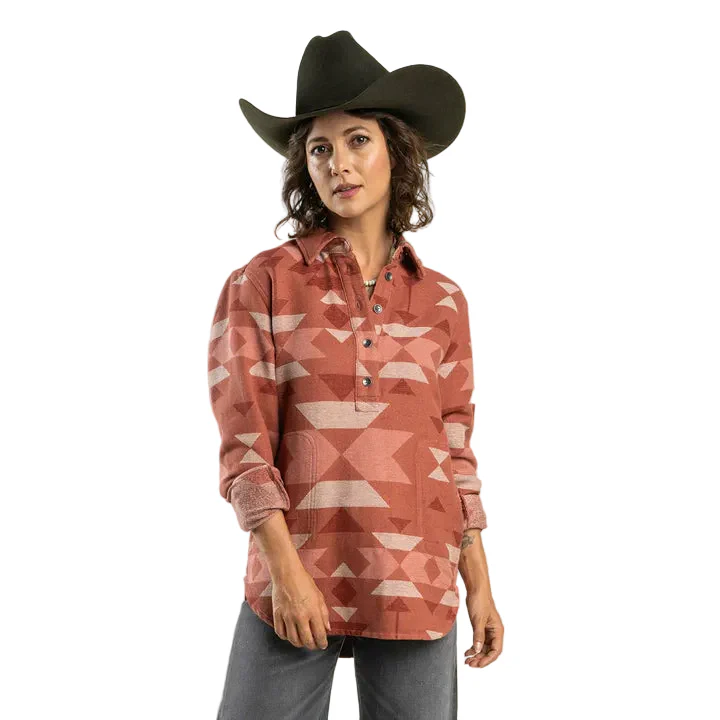 Sendero Women's Arizona Pullover Blouse - Red