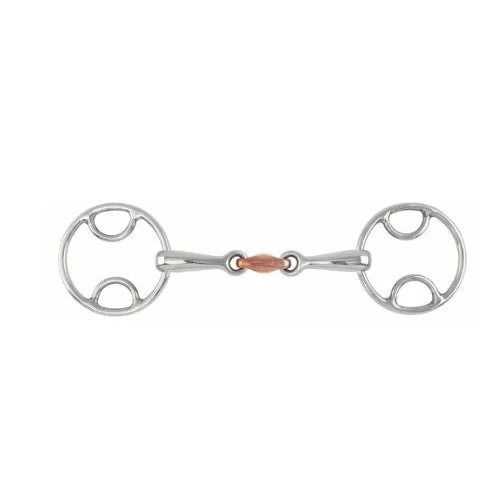 Shires Beval Bit with Copper Lozenge