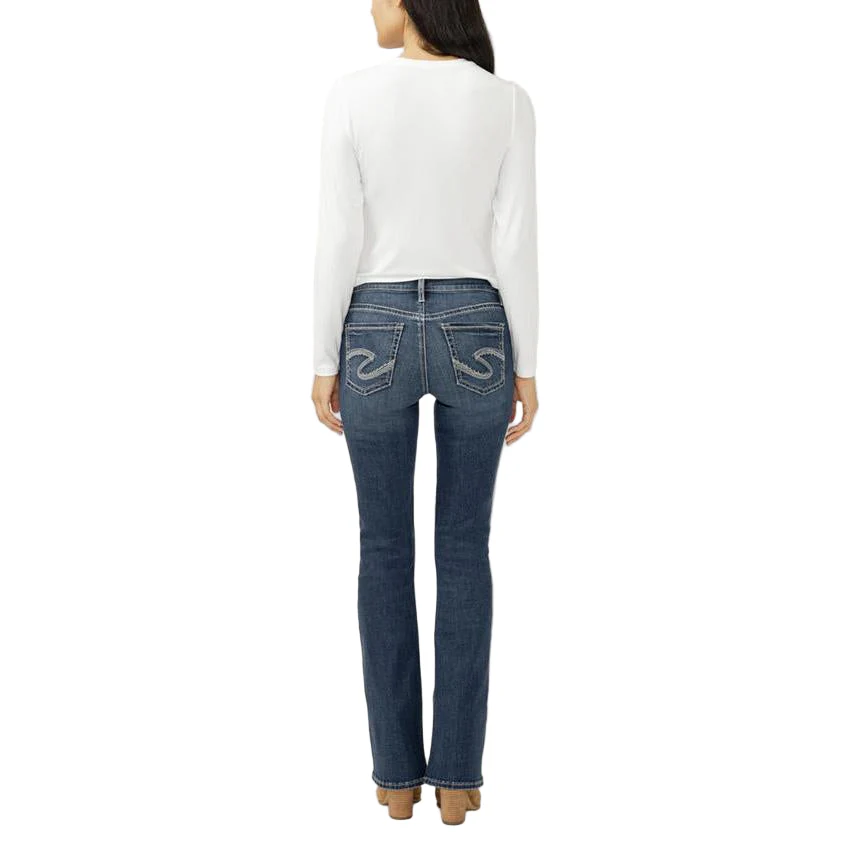 Silver Suki Midrise  Bootcut Jeans- Sutton - Image 2