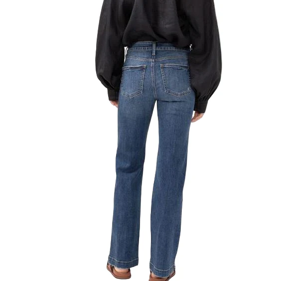 Silver Women's Avery High Rise Trouser Folk Jeans- Folk - Image 2