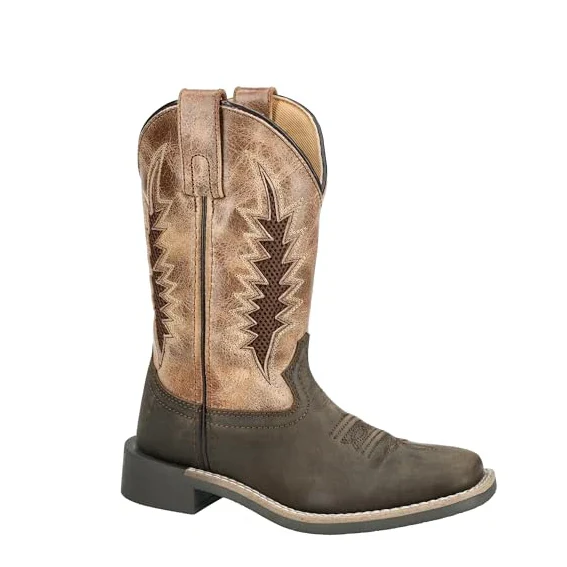Smoky Mountain Boots Kid's Desperado Western Boots- Dark Brown/Brown