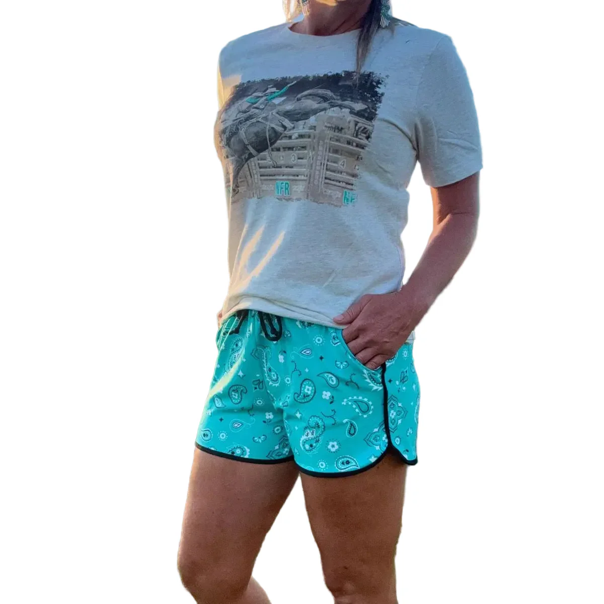 Sterling Kreek Women's  Bandana Babe Shorts- Multiple Colors