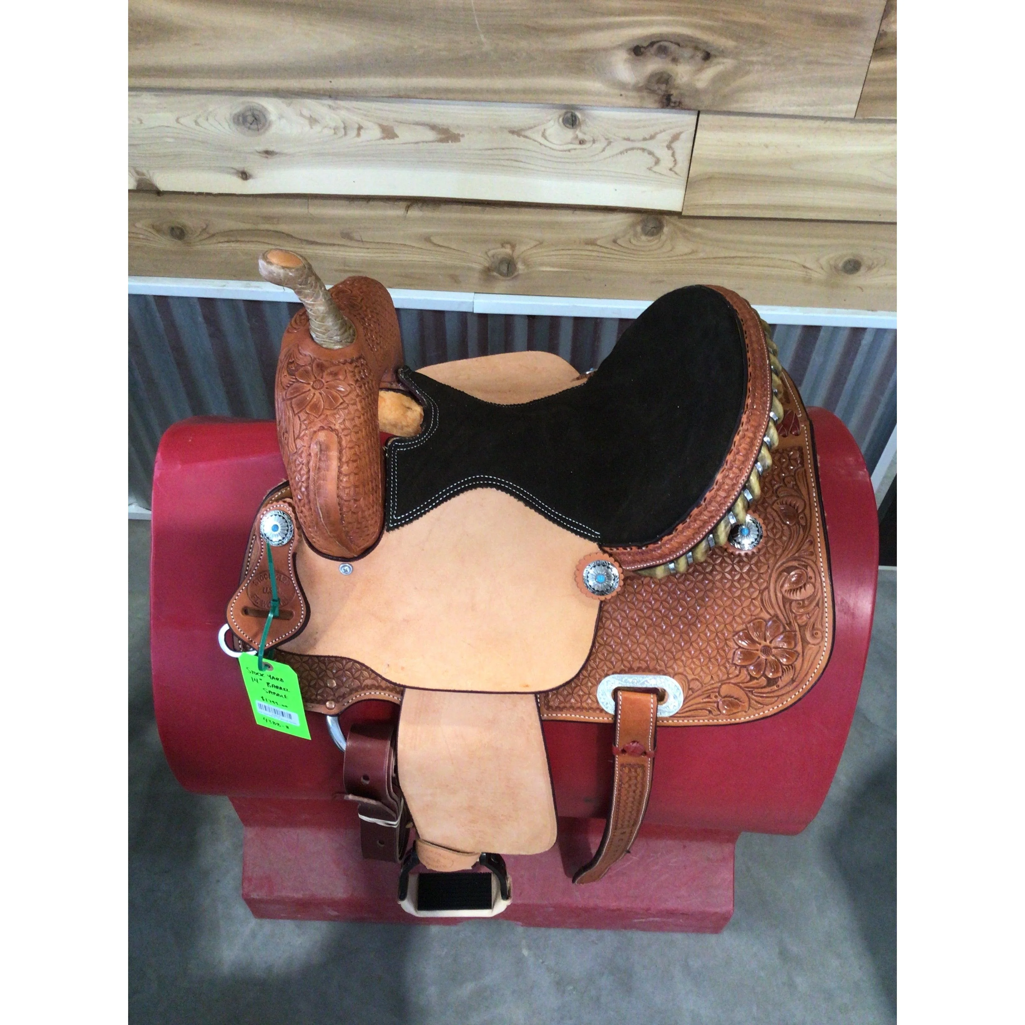 Stock Yard Barrel 14" Barrel Saddle - Image 2