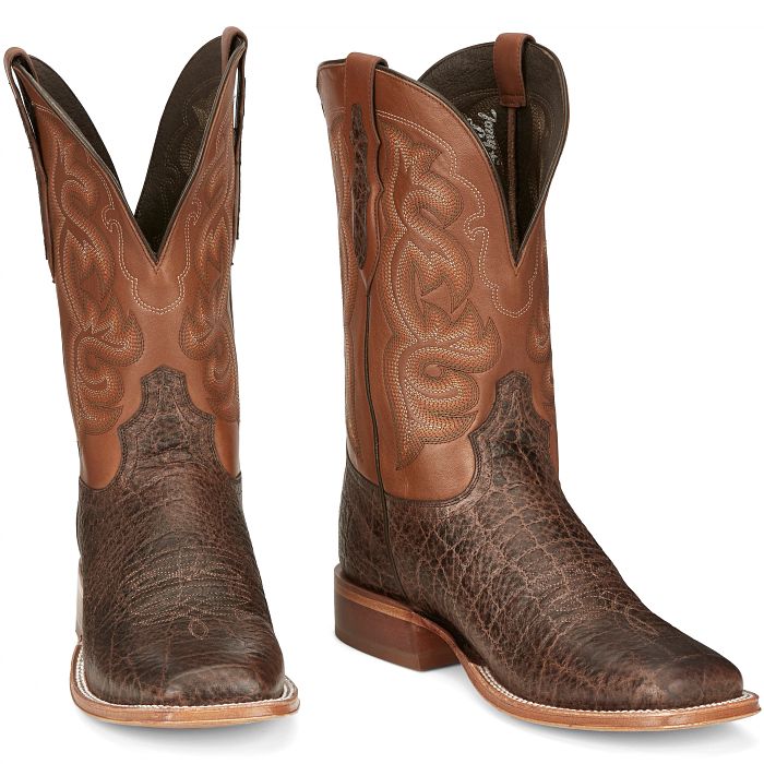Tony Lama Men's Rowel 11" Western Boot- Clay Brown
