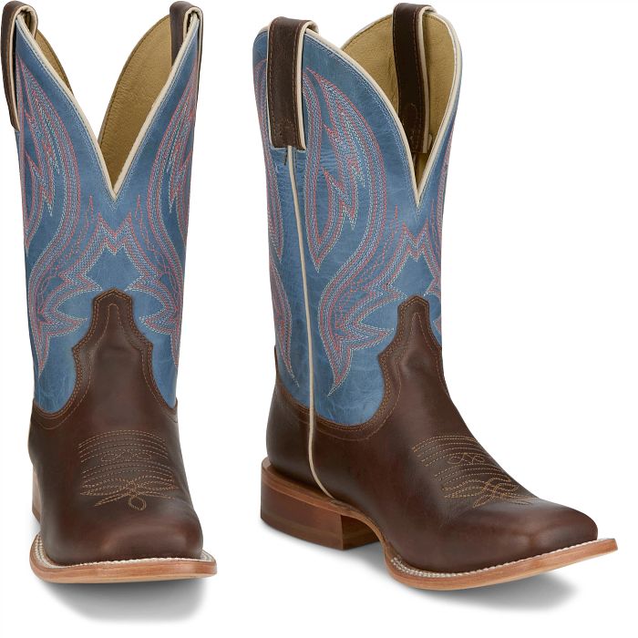 Tony Lama Women's Darcia 11" Western Boots - Rust