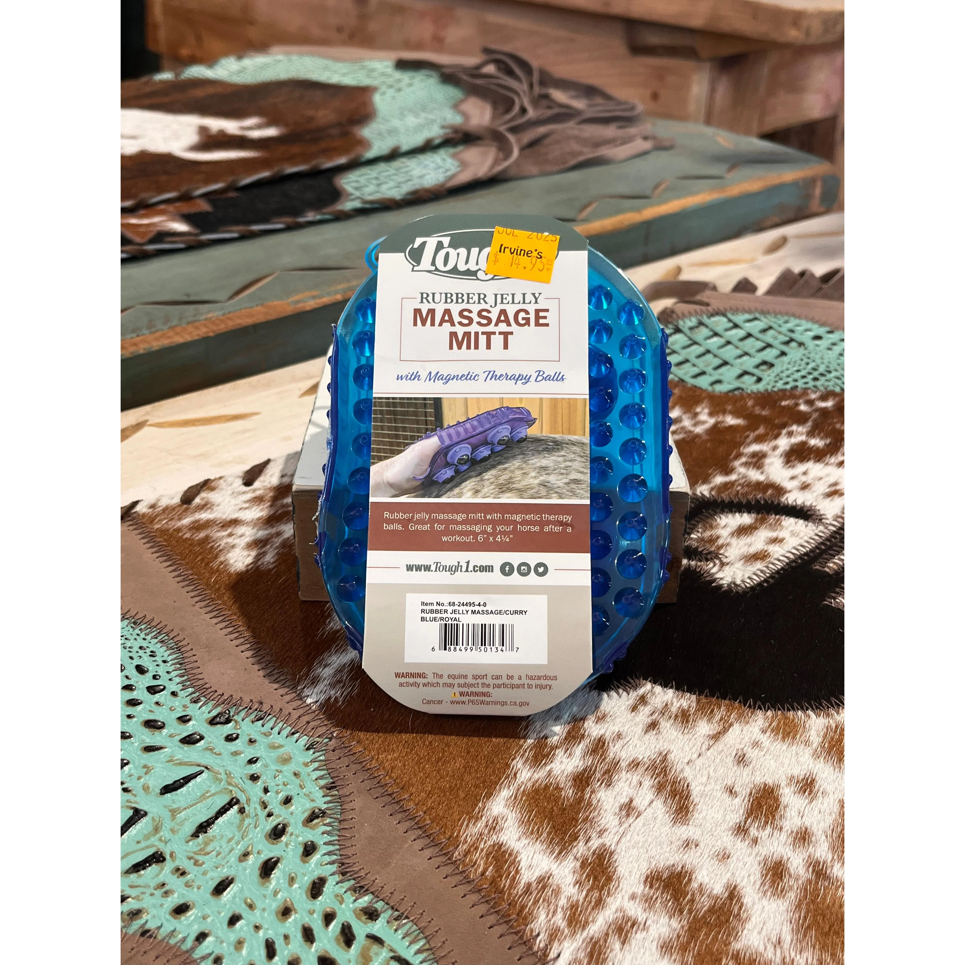 Tough 1 Rubber Jelly Massage Mitt - Assorted Colours - Image 4