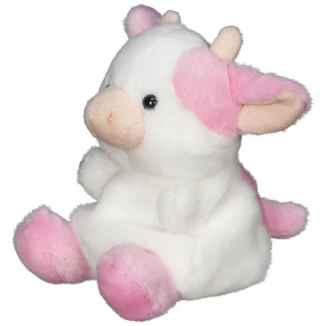 Tough1 Kid's Plush Palm Pal - Belle Cow-S11