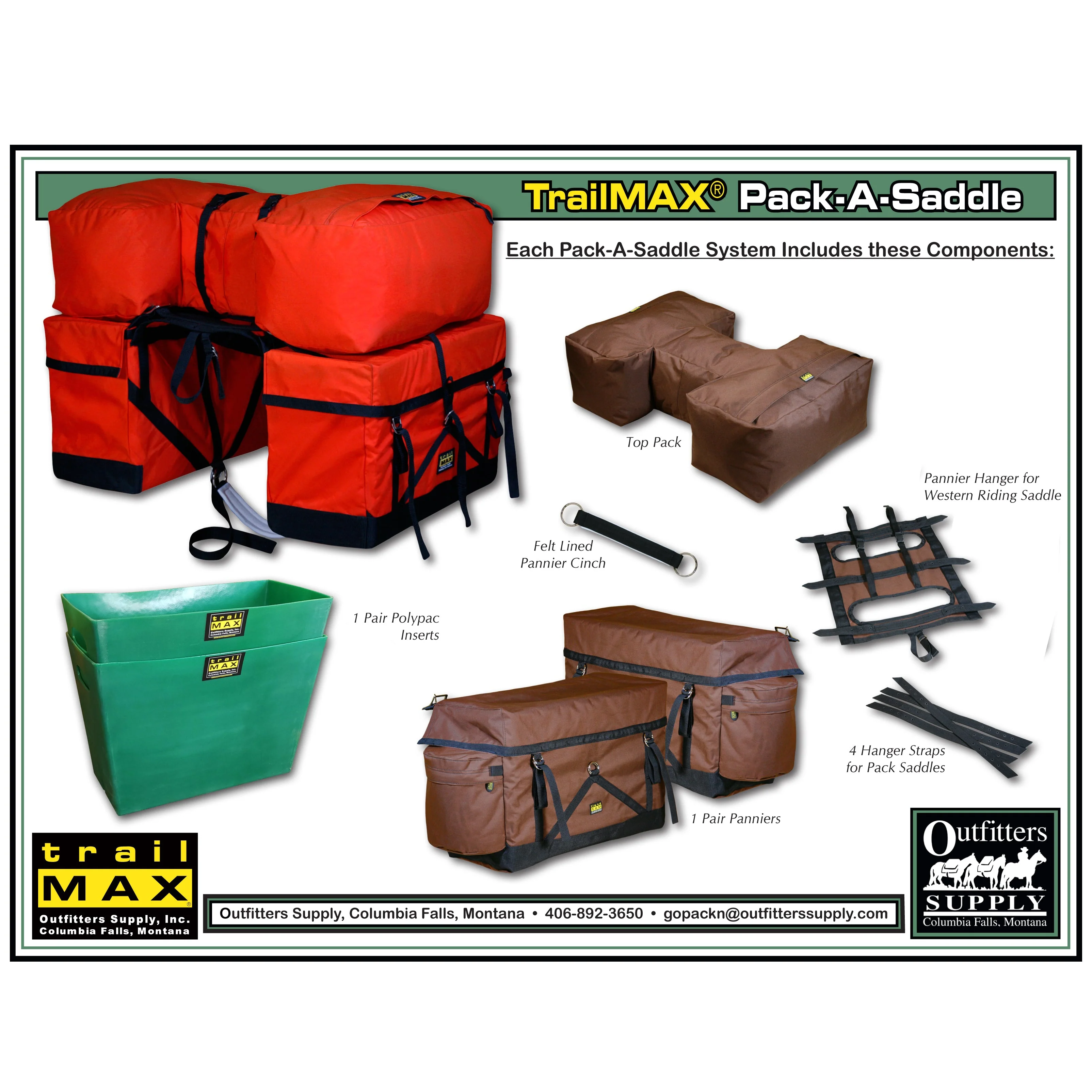 TrailMax Pack-A-Saddle Pack System - Image 2