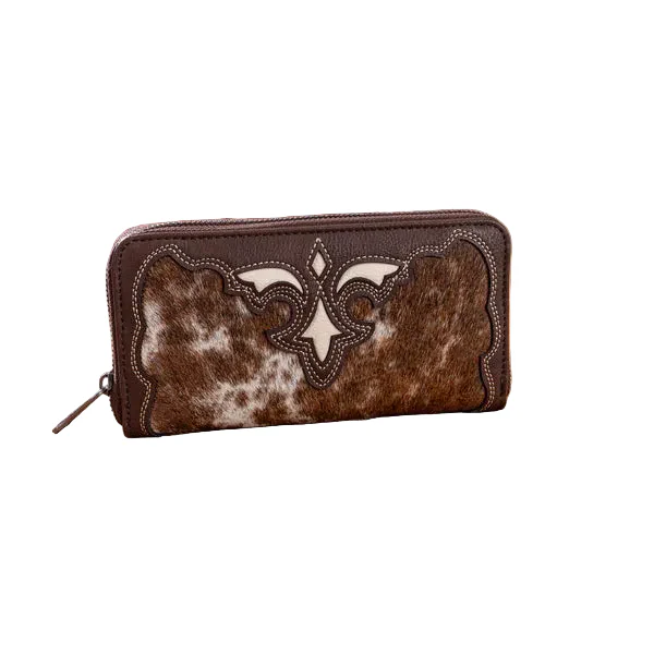 Trinity Ranch Hair On Cowhide RFID Protected Wallet- Multiple Colours - Image 2