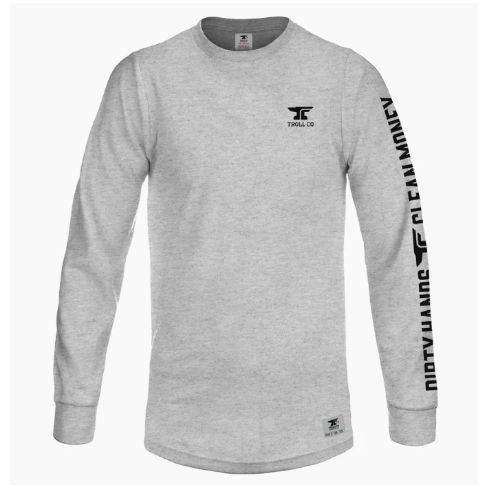 Troll Clothing Co Men's Anvil Long Sleeve Tee Shirt FR- Multiple Colours - Image 2