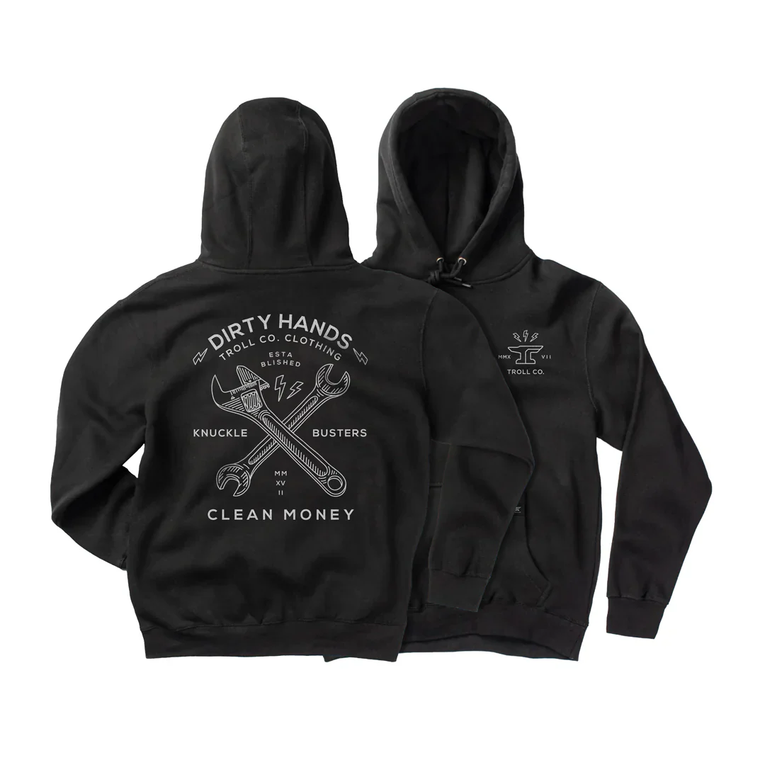 Troll Co Men's DHCM Twisting Wrenches Hoodie - Multiple Colours