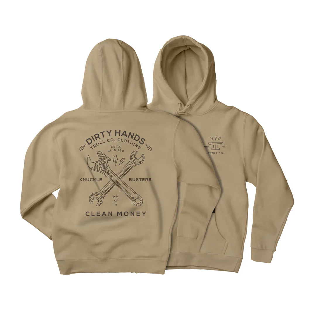 Troll Co Men's DHCM Twisting Wrenches Hoodie - Multiple Colours - Image 3