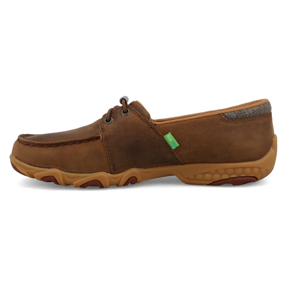 Twisted X Ladie's Boat Shoe Driving Moc - Brown - Image 2