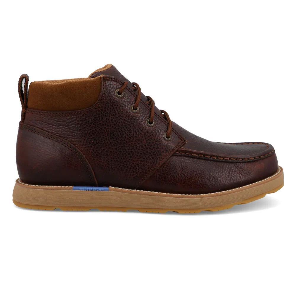 Twisted X Men's Cellstretch Wedge Sole Slip On Shoes - Mahogony - Image 4