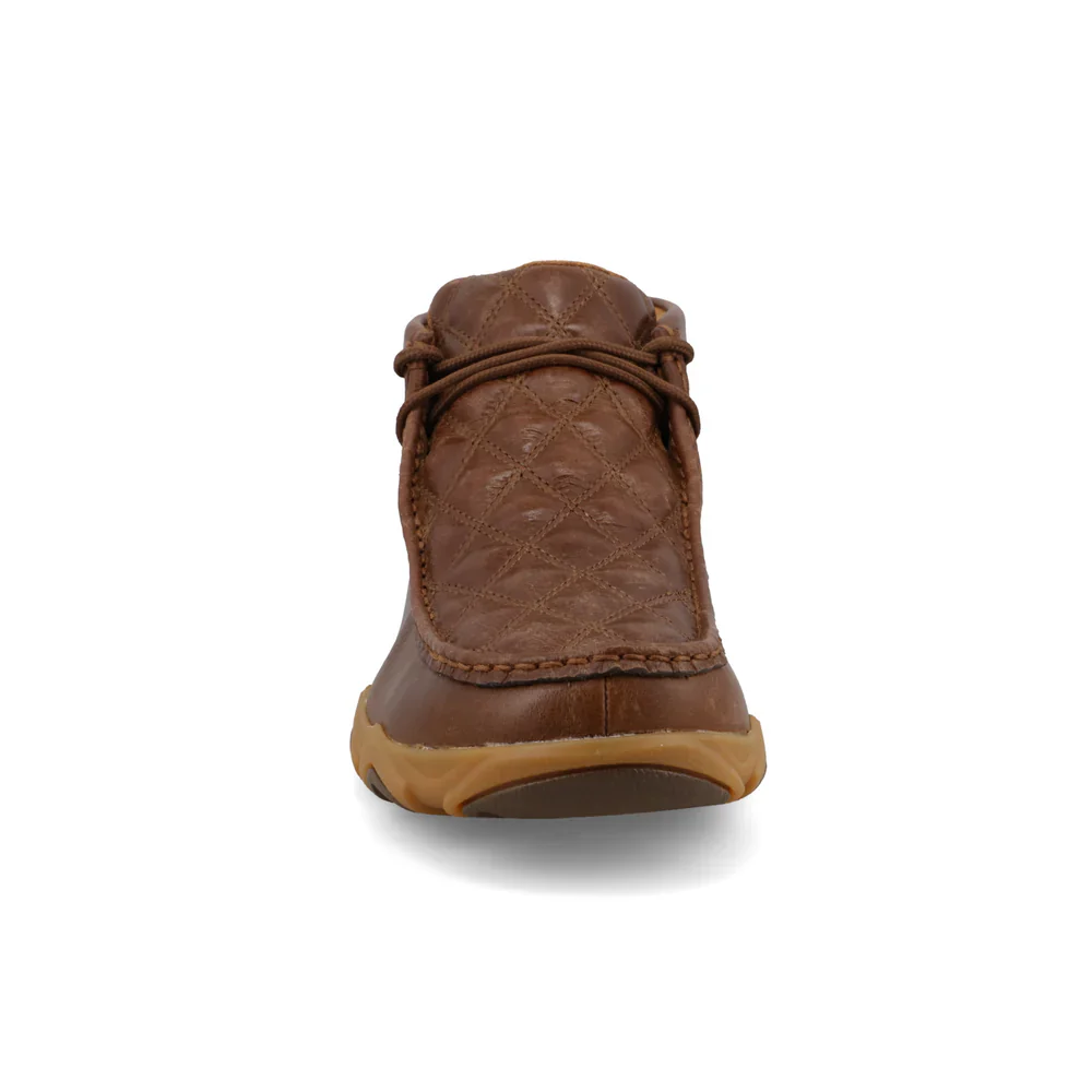 Twisted X Men's Chukka Driving Moc Shoes - Diamond Pattern - Image 5