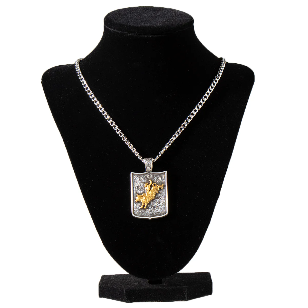 Twister Necklace Bullrider 24" Chain