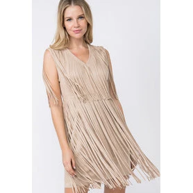 Vocal Women's Dress w/Fringe - Assorted Colours - Image 3
