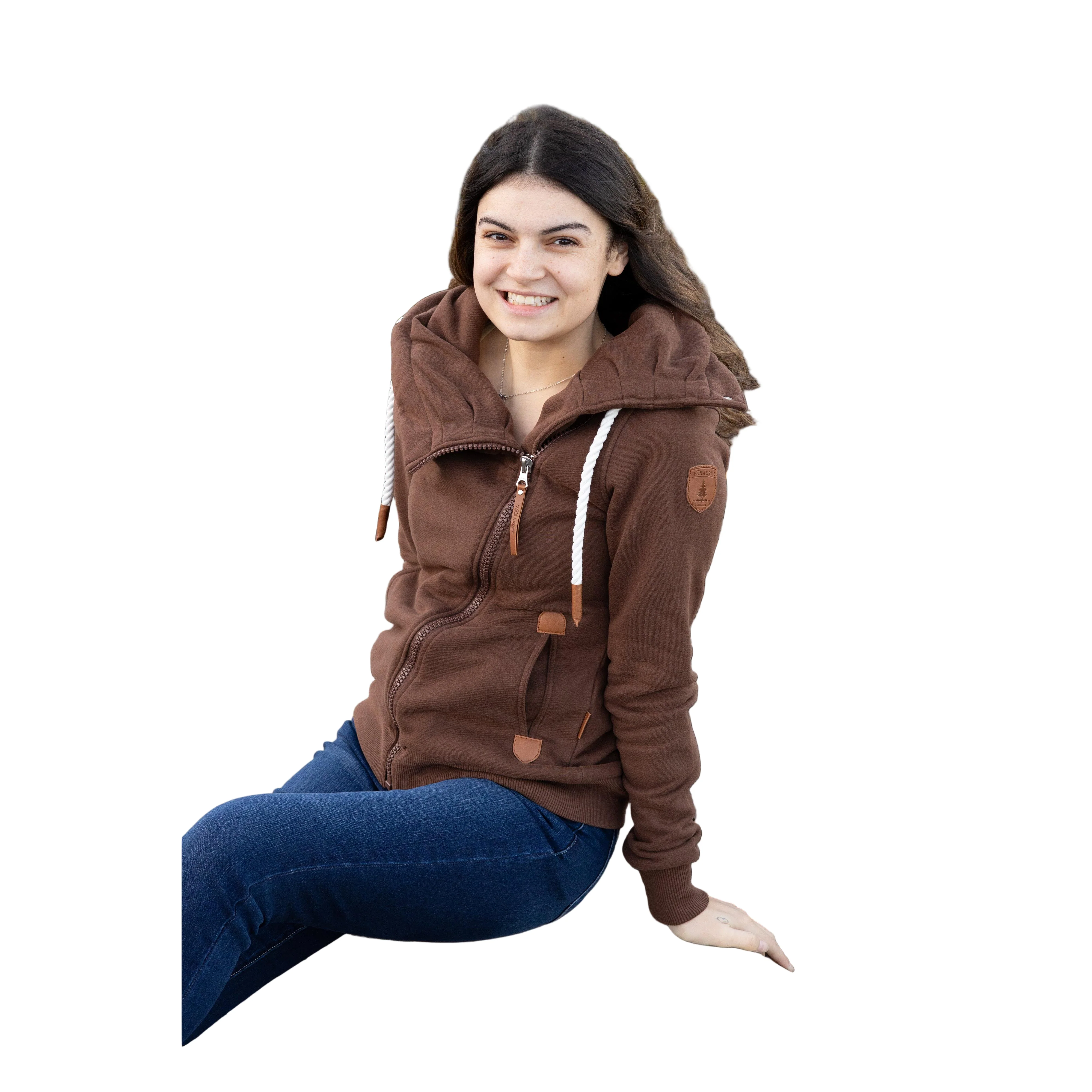 Wanakome Athena Asymmetrical Full Zip - Multiple Colors - Image 3