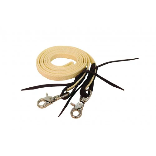 Waxed Roping Rein 5/16" x 8' w/ Snap