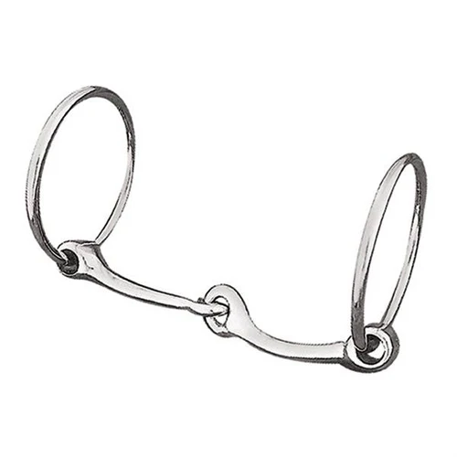 Weaver Draft Bit 6" Snaffle Mouth Nickel Plated