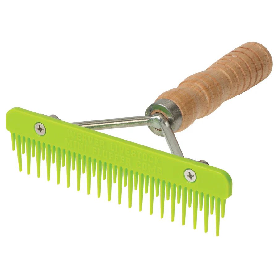 Weaver Mini Fluffer Wood Handle Comb - Image 3