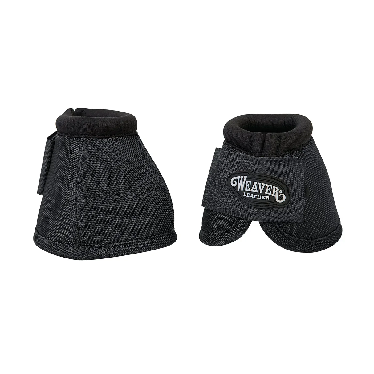 Weaver No-Turn Bell Boots- Black Oversized