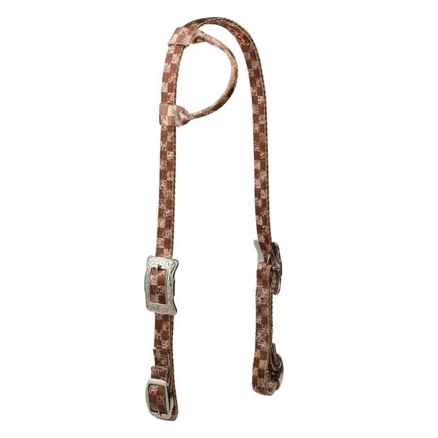 Weaver Patterened Poly Headstall-Sliding Ear - Image 3