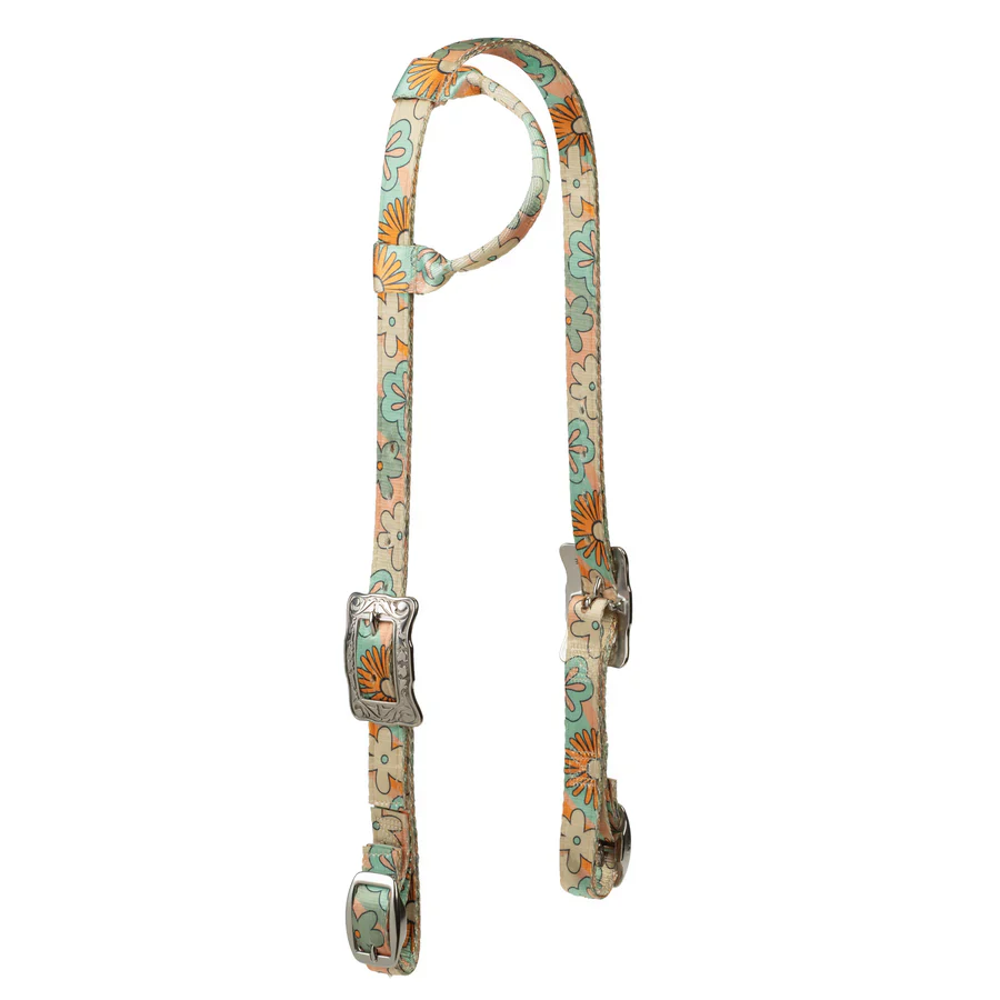 Weaver Patterened Poly Headstall-Sliding Ear - Image 4