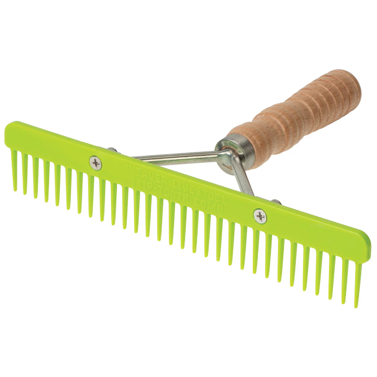 Weaver Skip Tooth Comb with Wood Handle and Replaceable Plastic Blade - Image 2