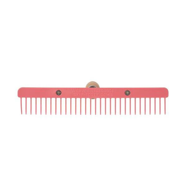Weaver Skip Tooth Comb with Wood Handle and Replaceable Plastic Blade - Image 5