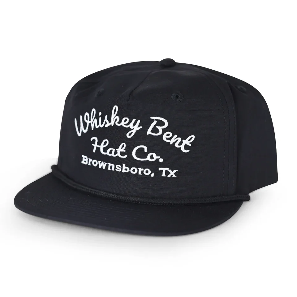 Whiskey Bent Hat Co - The Frio Cap - Black