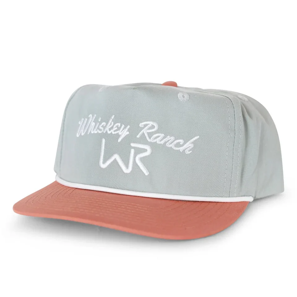 Whiskey Bent Hat Co Wild Bill Cap - Light Grey/Orange