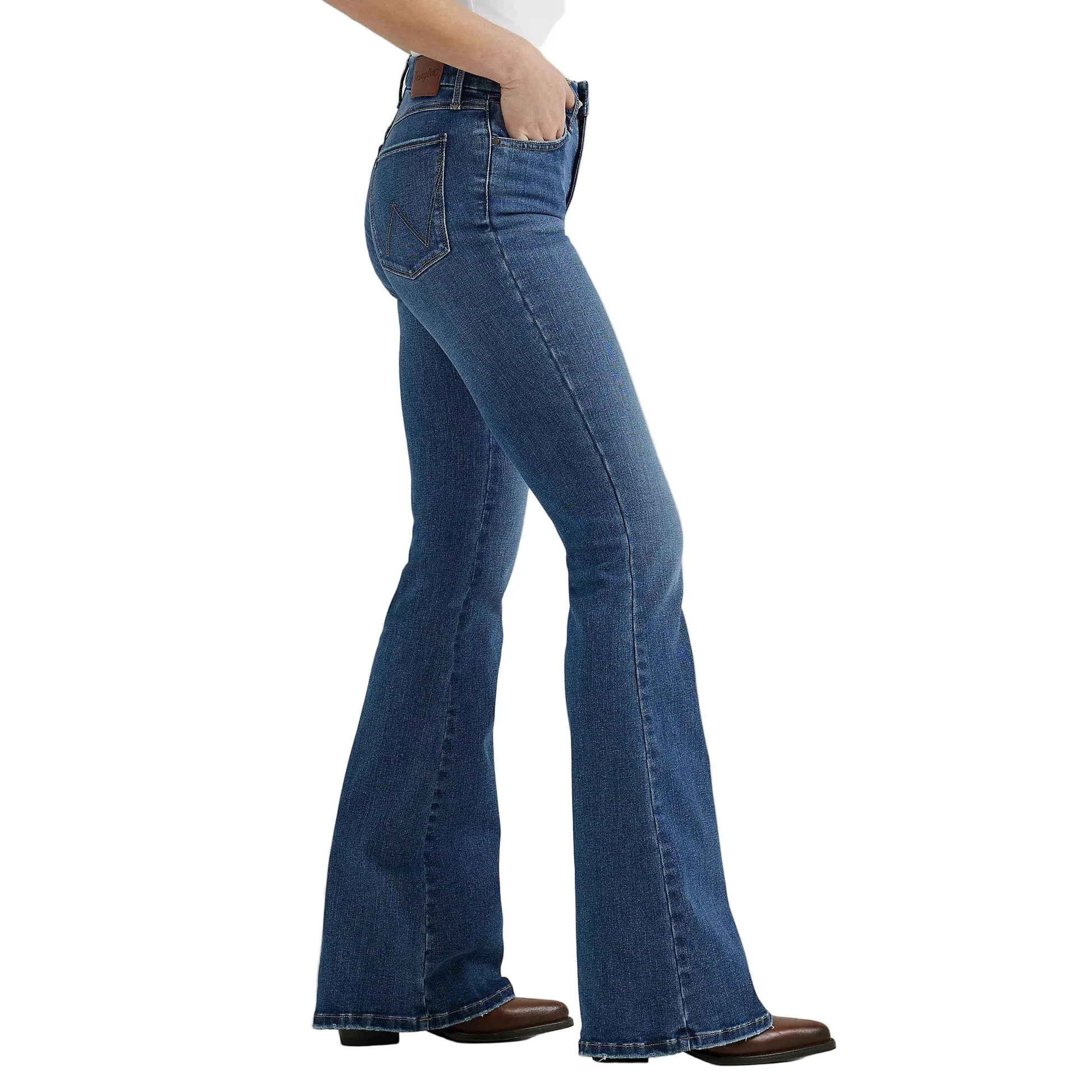 Wrangler Women's Bespoke High Rise Flare Jean - Lily - Image 5