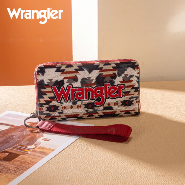 Wrangler Aztec Print Wallet- Multiple Colours