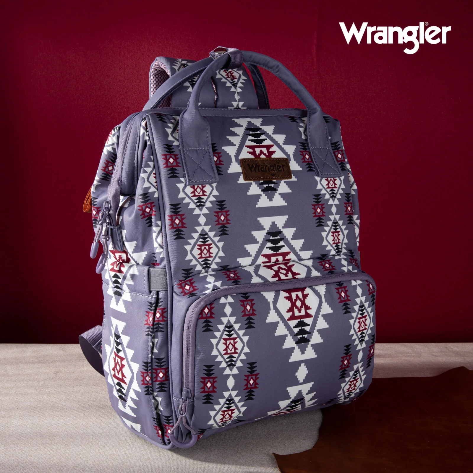 Wrangler Aztec Printed Callie Backpack - Multiple Colours - Image 10
