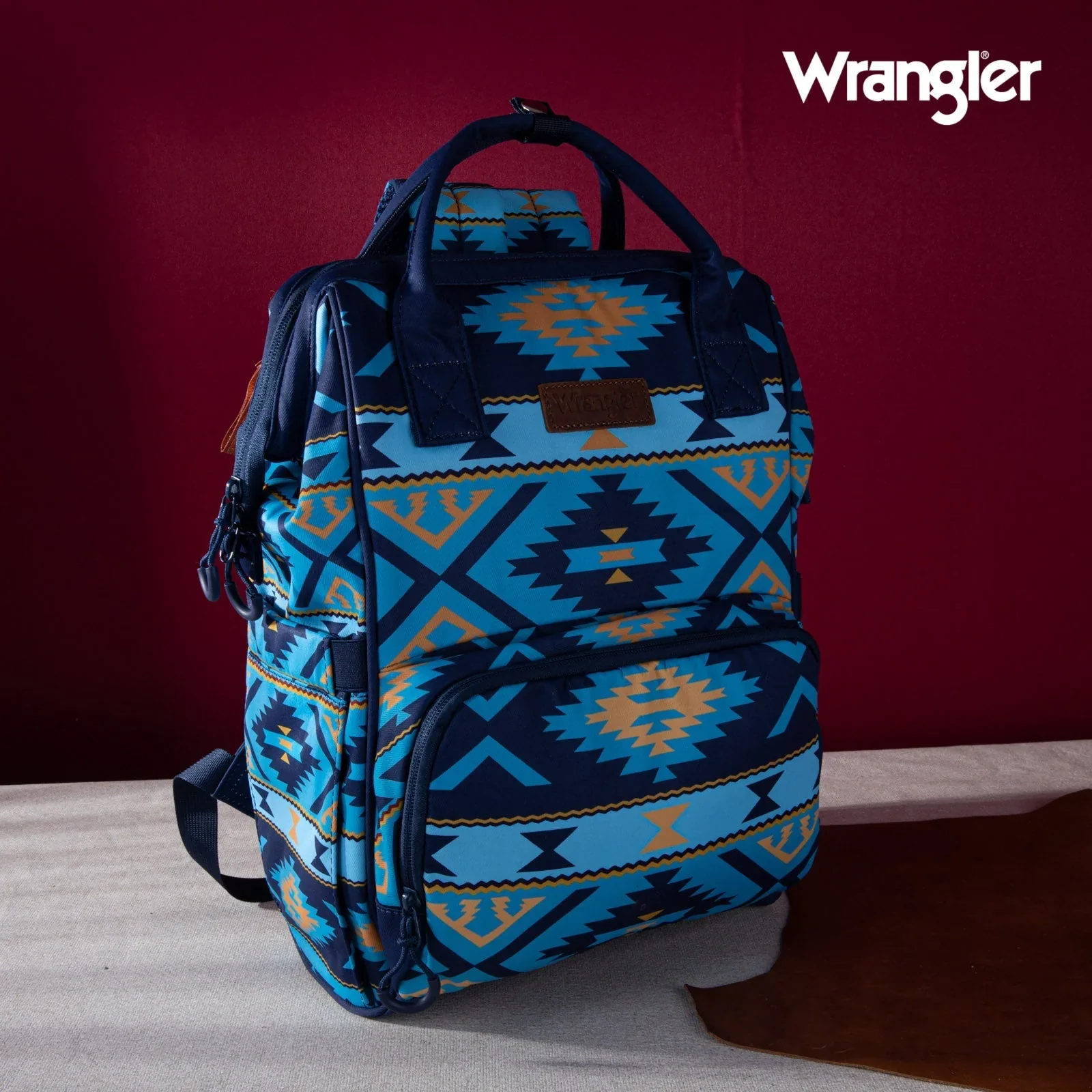 Wrangler Aztec Printed Callie Backpack - Multiple Colours - Image 3