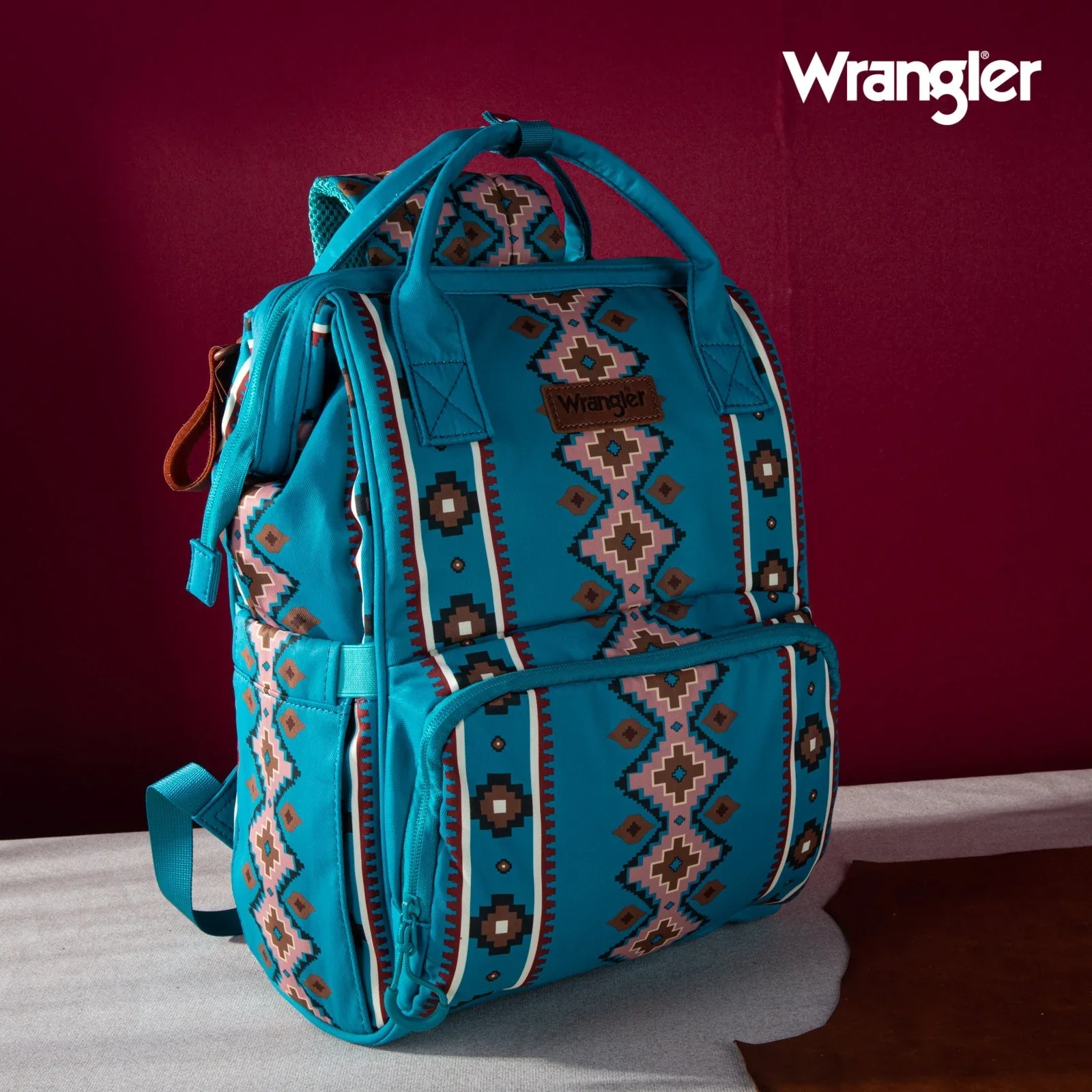 Wrangler Aztec Printed Callie Backpack - Multiple Colours - Image 4