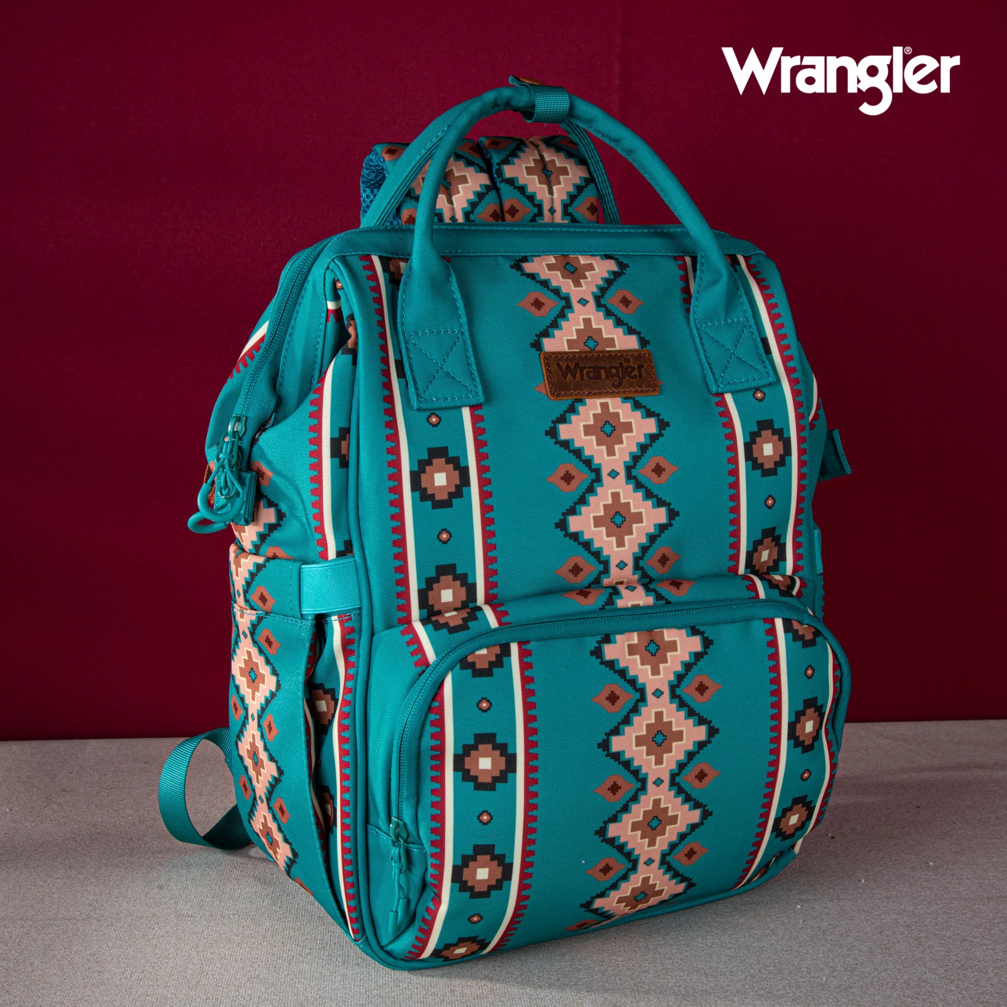 Wrangler Aztec Printed Callie Backpack - Multiple Colours - Image 5
