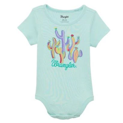 Wrangler Baby Girl Bodysuit - Teal