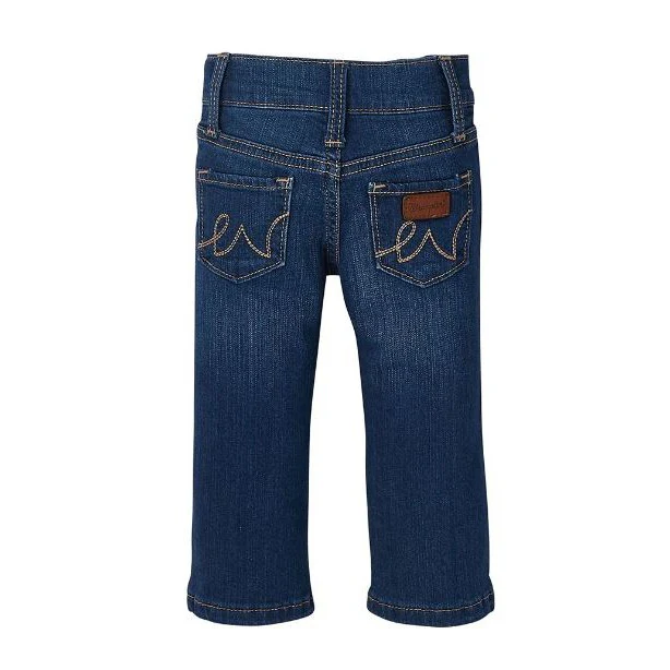 Wrangler Baby Girl Bootcut Jean - Dark Blue - Image 2