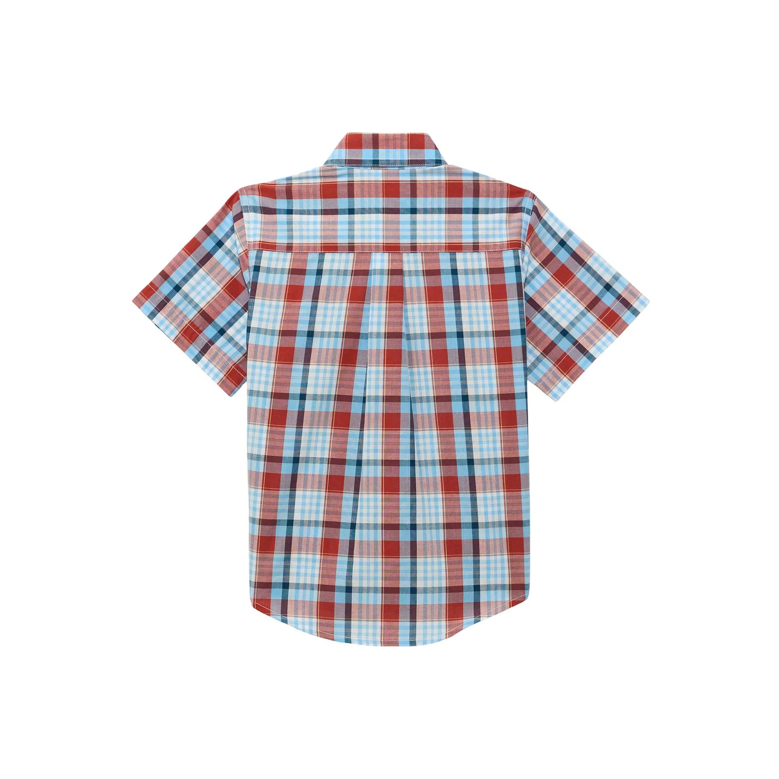Wrangler Boy's Riata Short Sleeve Plaid Shirt - Multiple Colours - Image 4