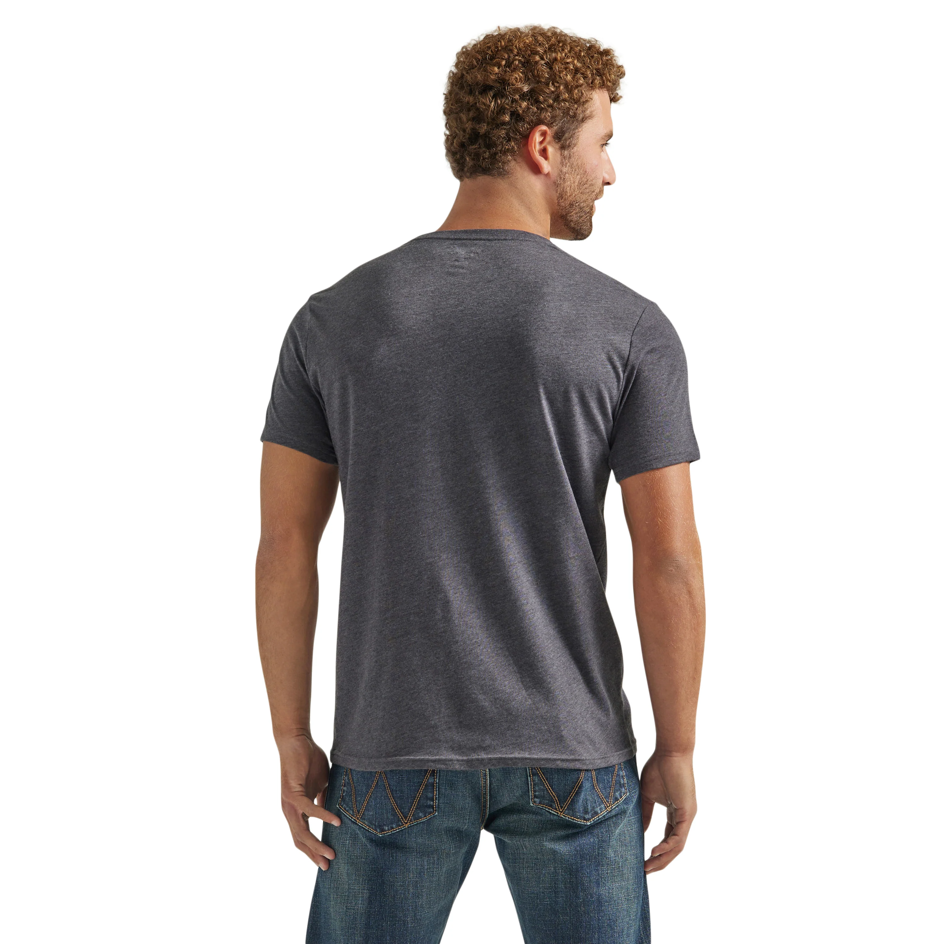 Wrangler Men's Short Sleeve T-Shirt - Charcoal - Image 2