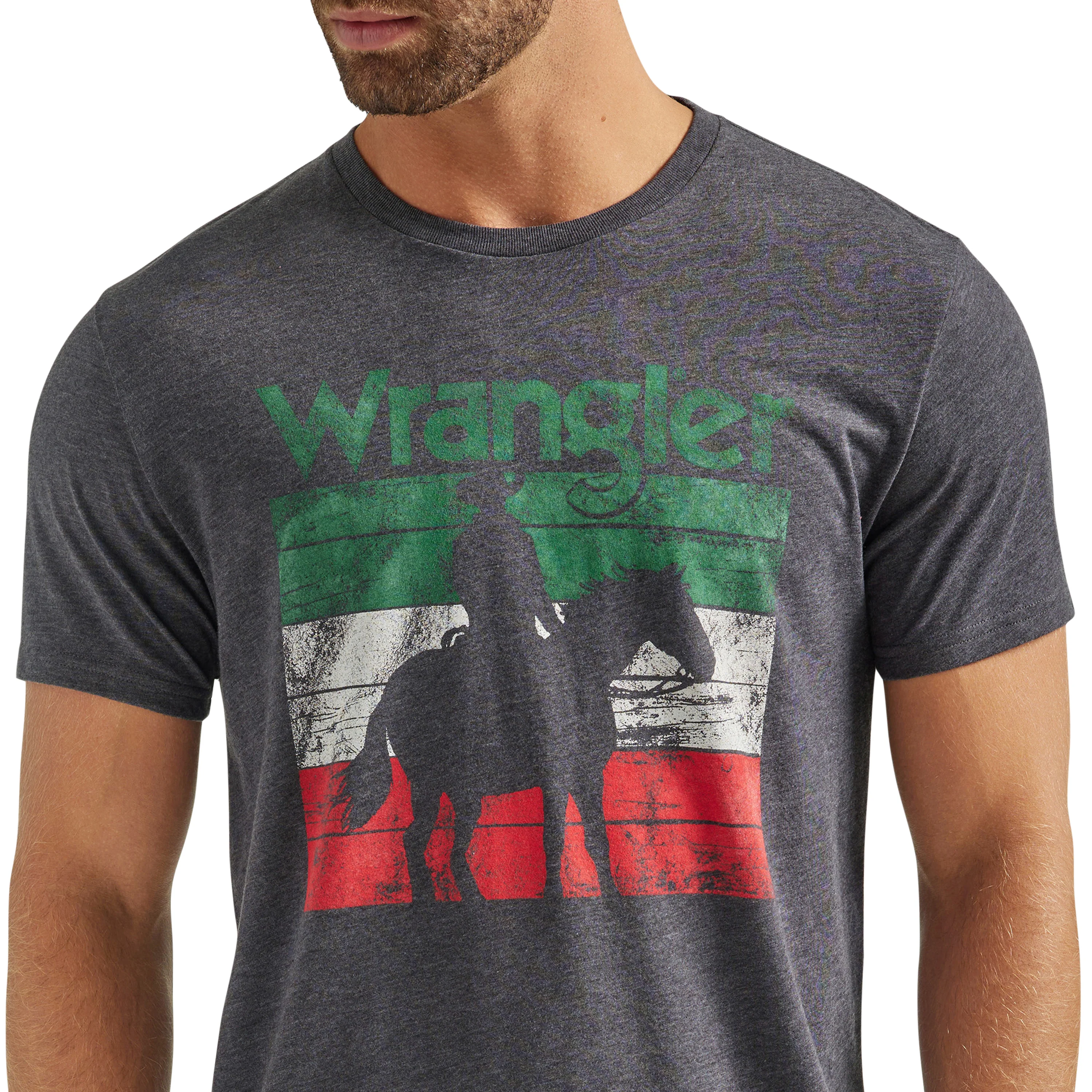 Wrangler Men's Short Sleeve T-Shirt - Charcoal - Image 3